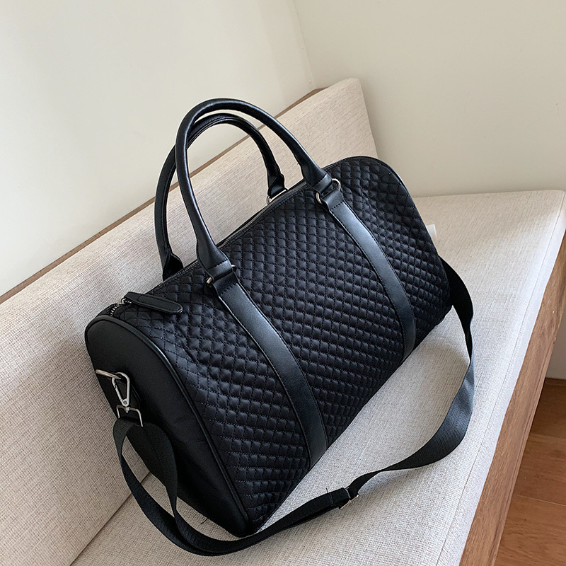 Women Gym Bag Fitness Diamond Lattice Travel Shoulder Bags Waterproof Handbag Luggage Trip Tote Gym Bag Black Duffle XA265D Q0113
Women Gym Bag Fitness Diamond Lattice Travel Shoulder Bags Waterproof Handbag Luggage Trip Tote Gym Bag Black Duffle XA265D Q0113