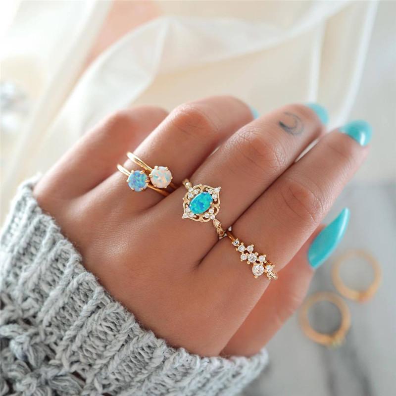 cmoonry 4Pcs/Set Crystal Bohemian Midi Knuckle Ring Set For Women Gold Color Finger Ring Female Party Jewelry
cmoonry 4Pcs/Set Crystal Bohemian Midi Knuckle Ring Set For Women Gold Color Finger Ring Female Party Jewelry