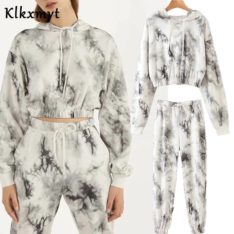 Klkxmyt Sets Women High Street Vintage Tie-Dyed Print Hoodie Women Sweatshirt And Jogging Trousers Women Pants Two Pieces Set 201119
Klkxmyt Sets Women High Street Vintage Tie-Dyed Print Hoodie Women Sweatshirt And Jogging Trousers Women Pants Two Pieces Set 201119