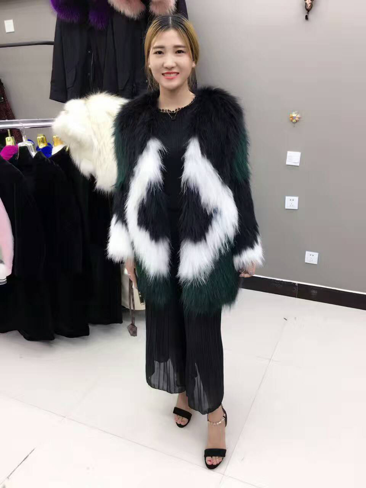 Innfur Outerwear Skin of the Fashionable Women Block Medium-long Decoration Raccoon Dog Fur Coat Frdv, The picture
Innfur Outerwear Skin of the Fashionable Women Block Medium-long Decoration Raccoon Dog Fur Coat Frdv, The picture