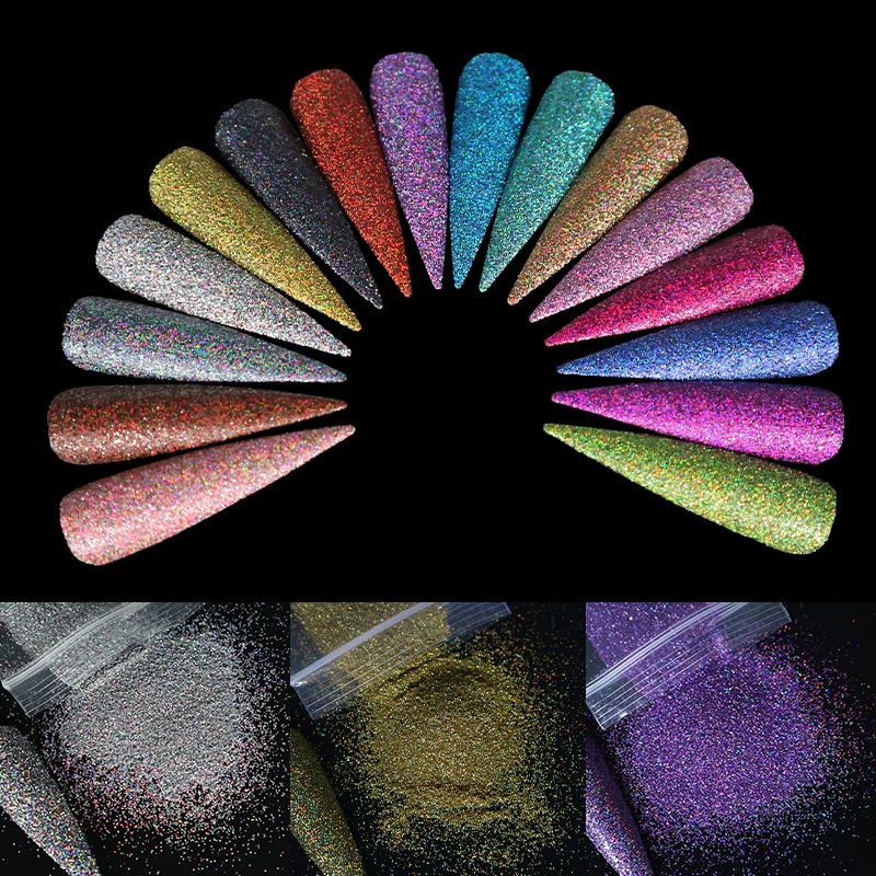 5g Holographic Nail Glitter Laser Gold Silver Sequins Pigment Powder Dust Polish Manicure Decoration For Nails Art Accessories
5g Holographic Nail Glitter Laser Gold Silver Sequins Pigment Powder Dust Polish Manicure Decoration For Nails Art Accessories