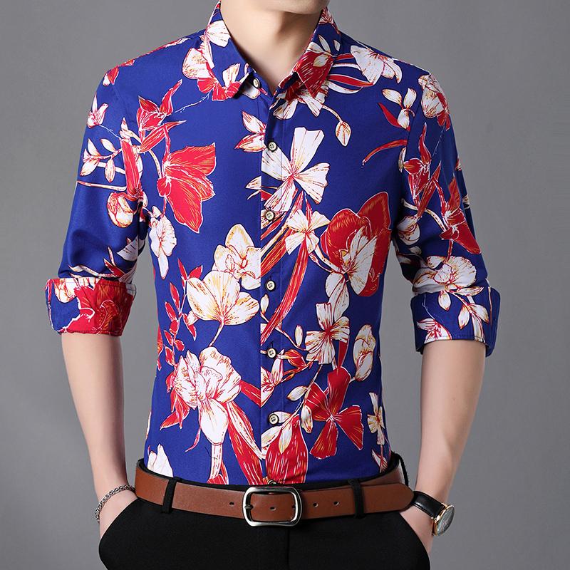 Long Sleeve Flowers Shirts Plus Size 5XL 6XL 7XL Button Down Social Hawaiian 2020 Autumn New Men Floral Shirt, Print 2
Long Sleeve Flowers Shirts Plus Size 5XL 6XL 7XL Button Down Social Hawaiian 2020 Autumn New Men Floral Shirt, Print 2