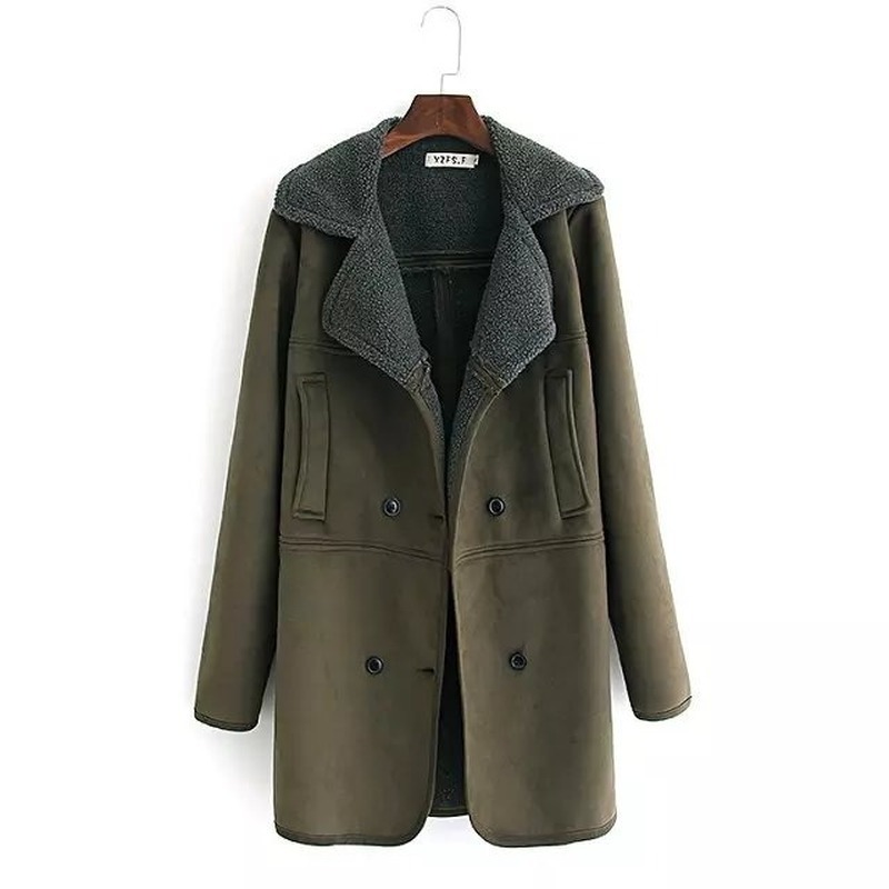 Female Plus Autumn Sleeves Winter Blazers with Long Sleeve Cleavage Outerwear Jk41, Army green.
Female Plus Autumn Sleeves Winter Blazers with Long Sleeve Cleavage Outerwear Jk41, Army green.