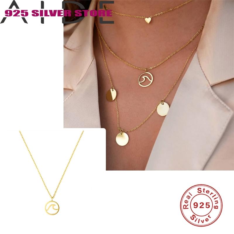 Aide 925 Sterling Silver fashion wild wave exquisite chain Pendant Exquisite Pendant Decoration Chain Necklace Accessories
Aide 925 Sterling Silver fashion wild wave exquisite chain Pendant Exquisite Pendant Decoration Chain Necklace Accessories