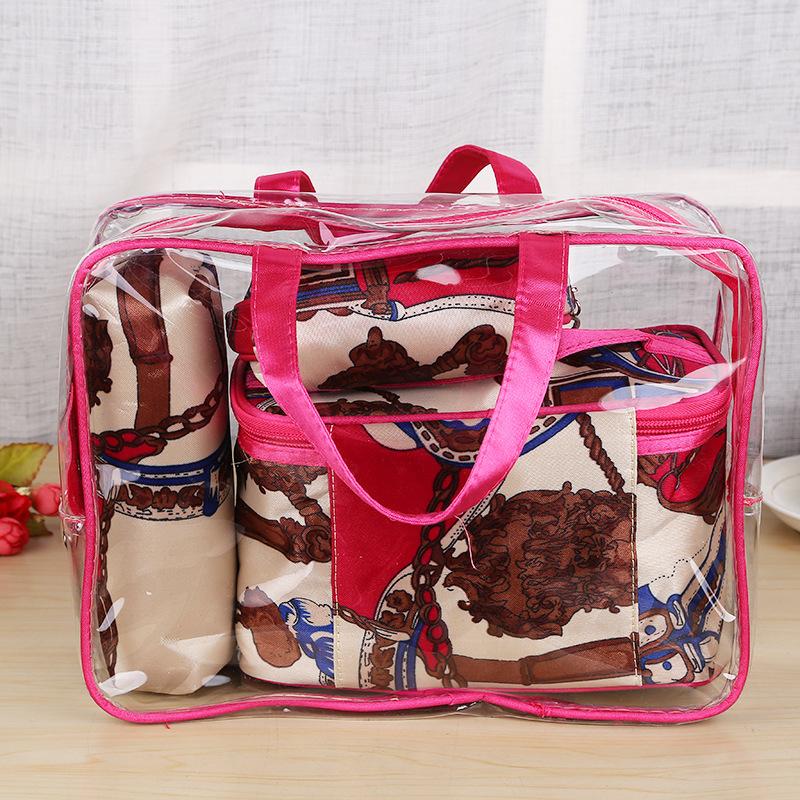 PVC Large Capacity Wash Bags Cosmetic Bag For Make Up Travel Waterproof Storage Bag Set Organizer 4 PCS Flowers Necessaries Case, Black
PVC Large Capacity Wash Bags Cosmetic Bag For Make Up Travel Waterproof Storage Bag Set Organizer 4 PCS Flowers Necessaries Case, Black