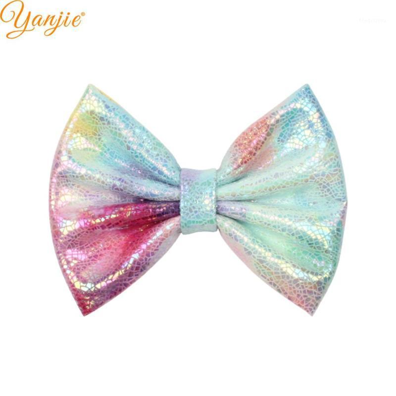 10pcs/lot Classical European 5" Rainbow Glitter Leather Bow Hair Bow Barrette DIY Hair Accessories for Girl Women Clip1
10pcs/lot Classical European 5" Rainbow Glitter Leather Bow Hair Bow Barrette DIY Hair Accessories for Girl Women Clip1