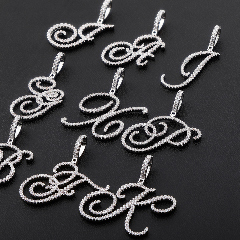 A-Z CZ Custom Artistic fontInitial Letter Pendant Necklace Iced Out Cubic Zirconia for Men Women Jewelry, Silver
A-Z CZ Custom Artistic fontInitial Letter Pendant Necklace Iced Out Cubic Zirconia for Men Women Jewelry, Silver