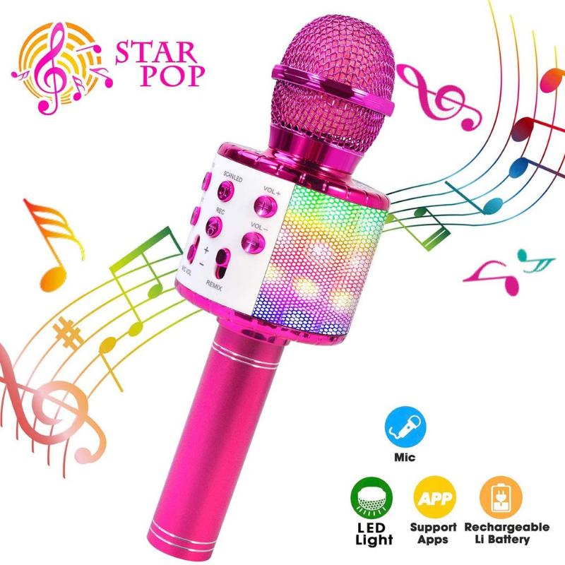 Professional Bluetooth Wireless Microphone Handheld Karaoke Mic USB Mini Home KTV For Music Player Singing Recorder Mic
Professional Bluetooth Wireless Microphone Handheld Karaoke Mic USB Mini Home KTV For Music Player Singing Recorder Mic
