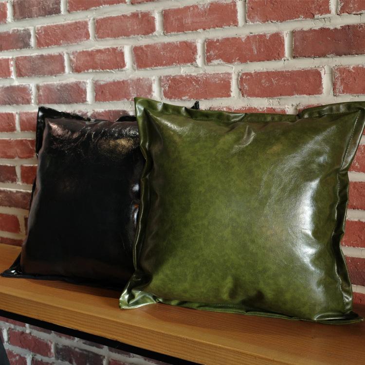 solid color imitation leather pillowcase Industrial style pu leather back cushion cover for waist pillow cover, Brown
solid color imitation leather pillowcase Industrial style pu leather back cushion cover for waist pillow cover, Brown