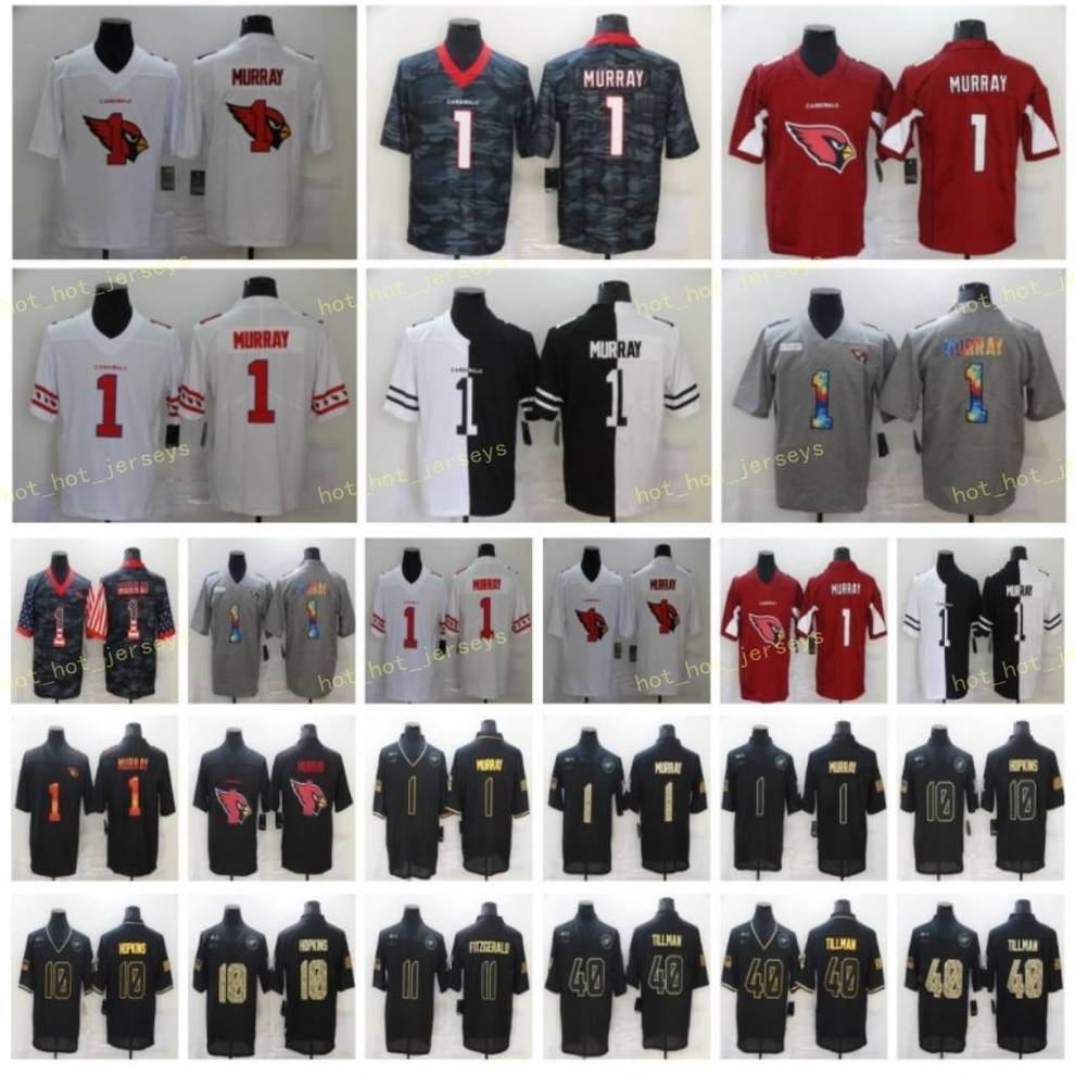 1 Kyler Murray Football Jersey 2020 Salute To Service Limited Arlzona Cardlnals 10 DeAndre Hopkins 11 Fitzgerald 40 Pat Tillman 41 Drake, Black;red
1 Kyler Murray Football Jersey 2020 Salute To Service Limited Arlzona Cardlnals 10 DeAndre Hopkins 11 Fitzgerald 40 Pat Tillman 41 Drake, Black;red
