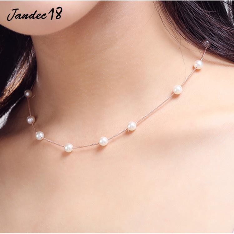 Exquisite 925 Sterling Silver Collars Exquisite Choker Aesthetic Clavicle Chain Charm Pearl Necklace Women Jewelry Accessories 
Exquisite 925 Sterling Silver Collars Exquisite Choker Aesthetic Clavicle Chain Charm Pearl Necklace Women Jewelry Accessories