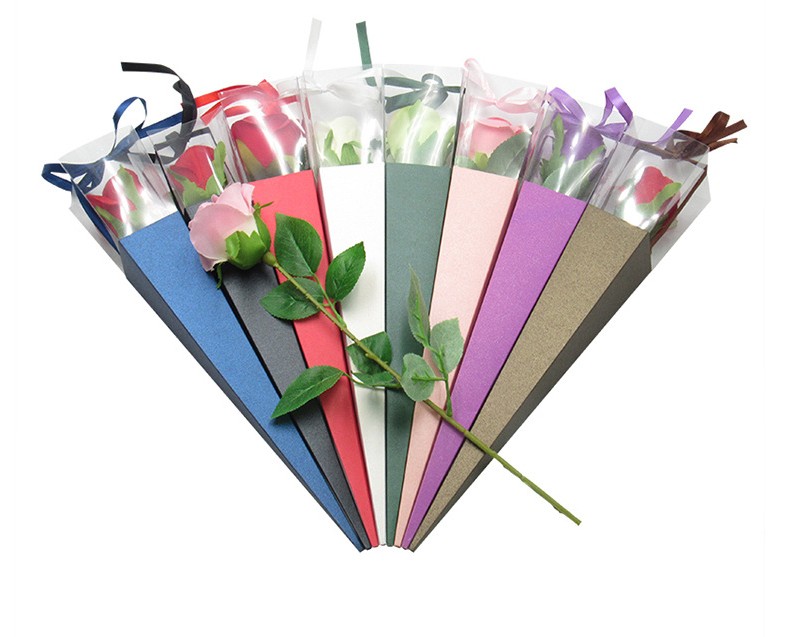 Single rose box single flower bag rose gift holiday custom gift flowers package flower shop dedicated Wholesale
Single rose box single flower bag rose gift holiday custom gift flowers package flower shop dedicated Wholesale