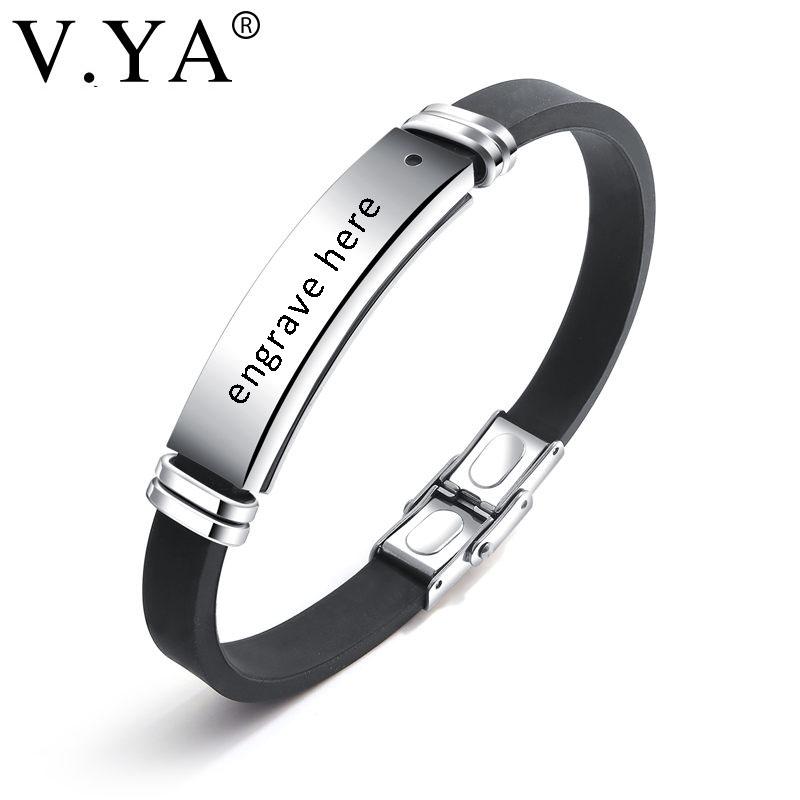 V.Ya Black Punk DIY Custom Engrave Scorpion Stainless Steel Leather Bracelet for Men Jewelry Vintage Male Accessories Drop Ship
V.Ya Black Punk DIY Custom Engrave Scorpion Stainless Steel Leather Bracelet for Men Jewelry Vintage Male Accessories Drop Ship
