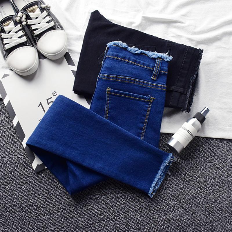 2020 Spring Skinny Pencil Jeans For Women Summer New High Waist Pencil Strech Denim Ankle Length Pants Tassel Jeans1, Black
2020 Spring Skinny Pencil Jeans For Women Summer New High Waist Pencil Strech Denim Ankle Length Pants Tassel Jeans1, Black