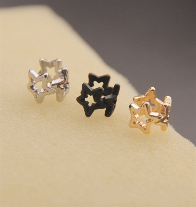 Pentagram Ear Cuff Clip Women Hollowing Out Clasp Silver Plating Gold Plated Clamp Jewelry Earrings Simplicity Black 1 1lx L2
Pentagram Ear Cuff Clip Women Hollowing Out Clasp Silver Plating Gold Plated Clamp Jewelry Earrings Simplicity Black 1 1lx L2