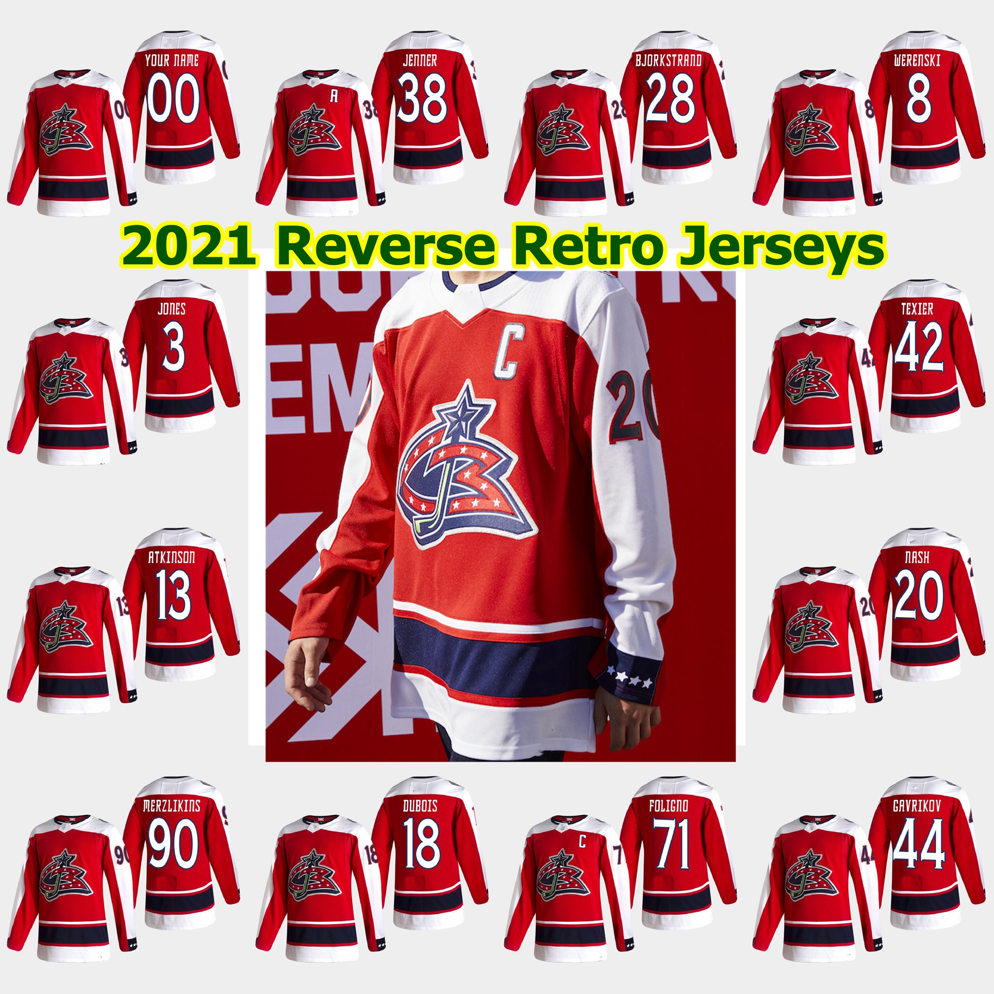 Columbus Blue Jackets 2021 Reverse Retro Hockey Jerseys Seth Jones Cam Atkinson Elvis Merzlikins Nick Foligno Zach Werenski Custom Stitched, Womens blue alternate
Columbus Blue Jackets 2021 Reverse Retro Hockey Jerseys Seth Jones Cam Atkinson Elvis Merzlikins Nick Foligno Zach Werenski Custom Stitched, Womens blue alternate