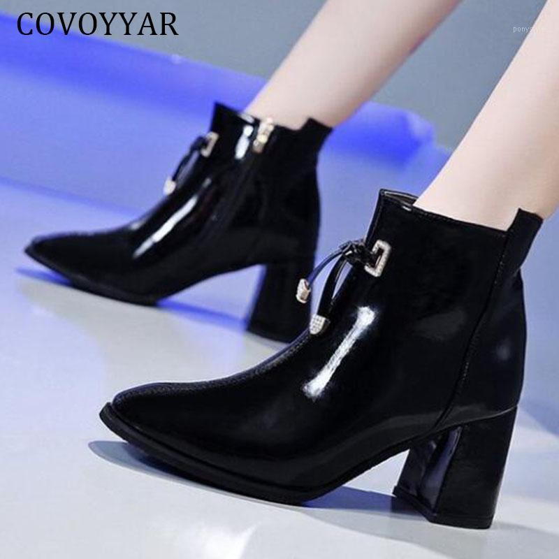 COVOYYAR 2020 New Fashion Women Boots Thick High Heels Woman Shoes Casual Pointed Toe Side Zip Ladies Ankle Boots Black WBS20421, Green
COVOYYAR 2020 New Fashion Women Boots Thick High Heels Woman Shoes Casual Pointed Toe Side Zip Ladies Ankle Boots Black WBS20421, Green