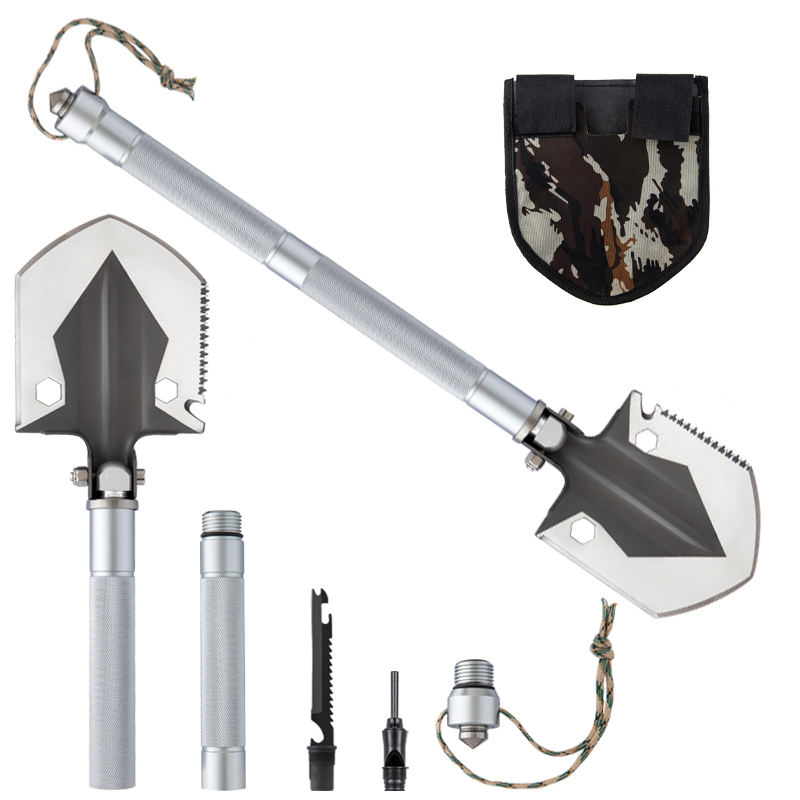 Tactical Multitool 15-in-1 Shovel - Portable, Compact, Military Steel Shovel with Carrying Pouch for Camping, Survival, Backpacking, Emergen
Tactical Multitool 15-in-1 Shovel - Portable, Compact, Military Steel Shovel with Carrying Pouch for Camping, Survival, Backpacking, Emergen