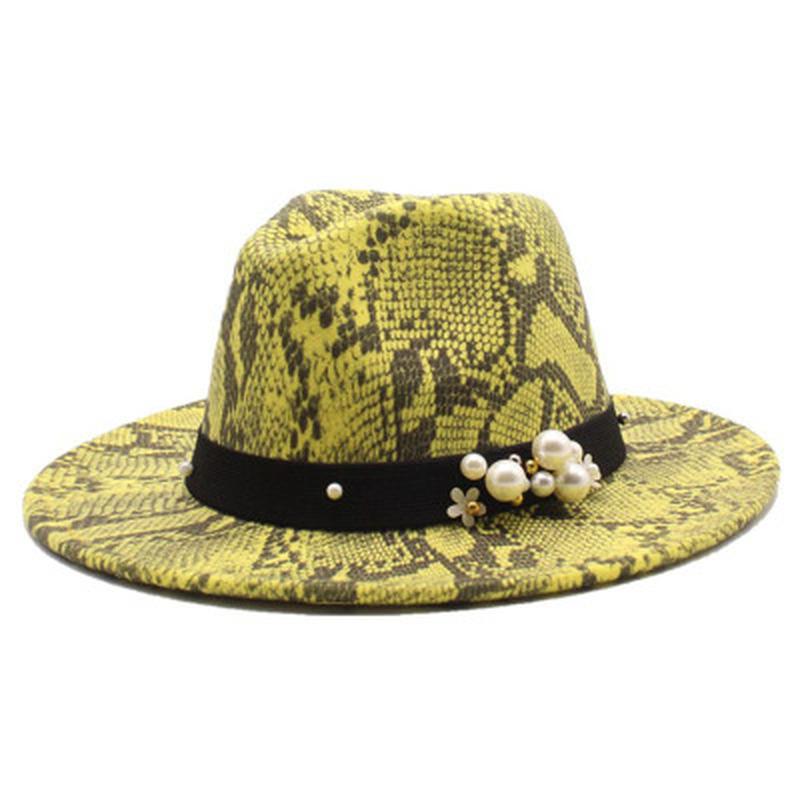 felted hats Serpentine snake pattern winter hats women men with band pearl luxury hip hop street panama winter women
felted hats Serpentine snake pattern winter hats women men with band pearl luxury hip hop street panama winter women