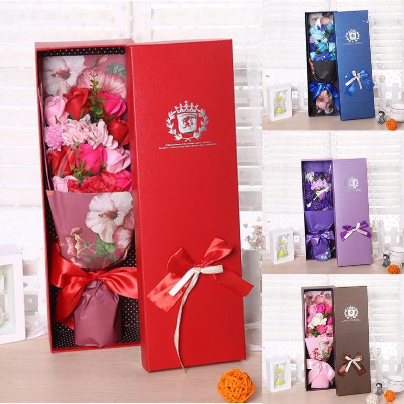 Decorative Flowers & Wreaths Creative Artificial Rose Soap 9 Pcs/Boxes Pink Blue Red Purple Home Decor Romantic Gift Modern Fake Flower1
Decorative Flowers & Wreaths Creative Artificial Rose Soap 9 Pcs/Boxes Pink Blue Red Purple Home Decor Romantic Gift Modern Fake Flower1