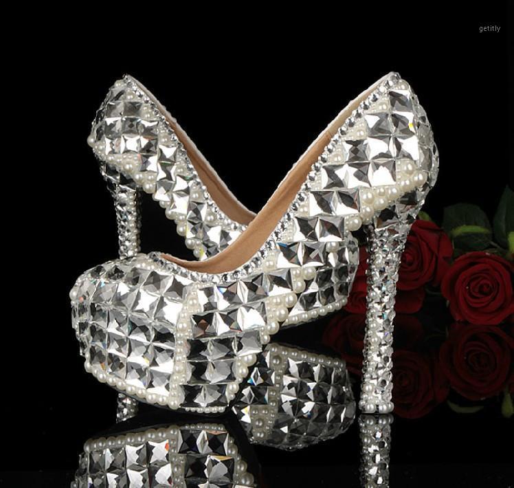 New Sparkling Handmade Dress Shoes High Heel Crystal Rhinestone Shoes for Bride Bridal Wedding Banquet Evening Party1, Silver
New Sparkling Handmade Dress Shoes High Heel Crystal Rhinestone Shoes for Bride Bridal Wedding Banquet Evening Party1, Silver