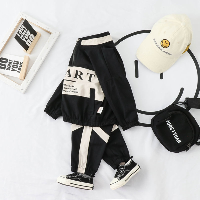 Children Casual Cloth Suit Spring Kids Boys Girls Cartoon coat Pants 2Pcs/sets Baby Toddler Clothing Infant Sportswear 0-5 YEARS LJ200916