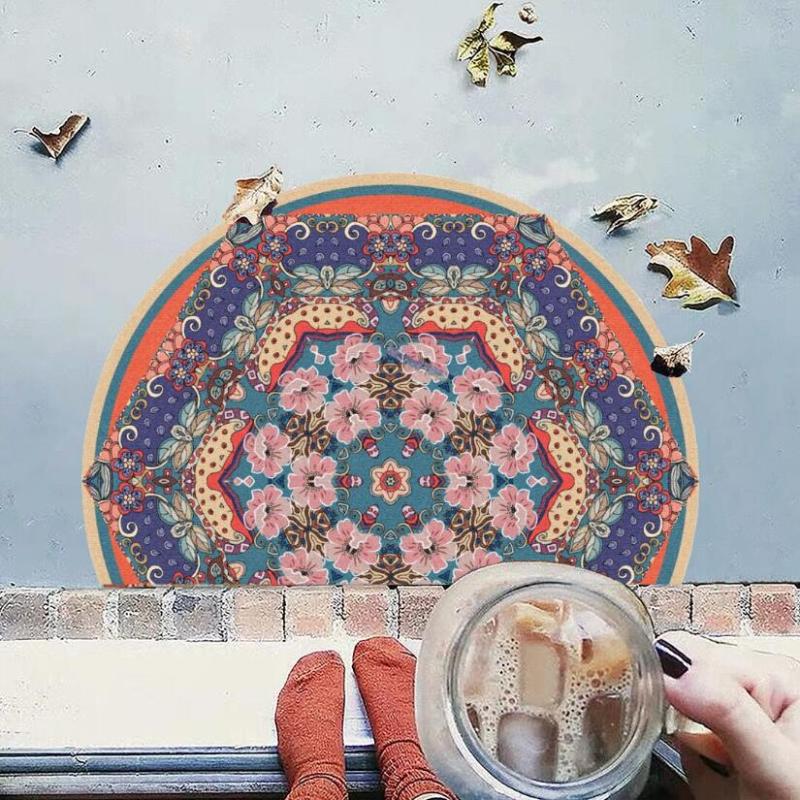 Flannel Anti-Slip Doormat Floor Carpet Entrance Front Door Floor Rugs Absorbent Bathroom Door Mat Semicircle Scrape Entrance Mat, A2
Flannel Anti-Slip Doormat Floor Carpet Entrance Front Door Floor Rugs Absorbent Bathroom Door Mat Semicircle Scrape Entrance Mat, A2