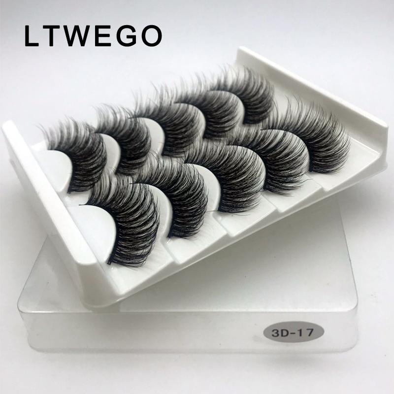 LTWEGO 5Pairs Mink Eyelashes False Lashes Natural/Thick Long Eye Lashes Wispy Make up Beauty Eyelash Extension Makeup Tools
LTWEGO 5Pairs Mink Eyelashes False Lashes Natural/Thick Long Eye Lashes Wispy Make up Beauty Eyelash Extension Makeup Tools