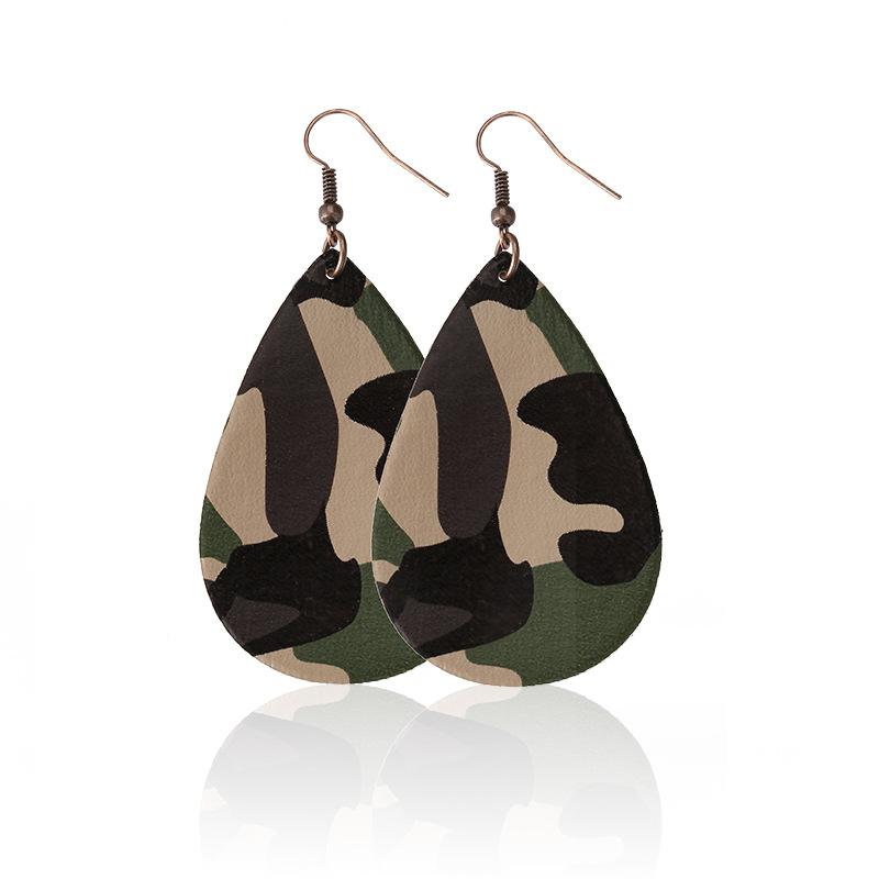 Fashion Floral Latti Leather Earring for Woman Girl Leopard Camouflage Water Drop Earrings Charm Trendy Female Jewelry
Fashion Floral Latti Leather Earring for Woman Girl Leopard Camouflage Water Drop Earrings Charm Trendy Female Jewelry
