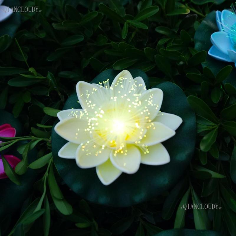 5 pieces Beige Artificial led Optic fibre waterproof fake pond flowers LED Light Lotus Leaf Lily Color wedding floating D30, Yellow
5 pieces Beige Artificial led Optic fibre waterproof fake pond flowers LED Light Lotus Leaf Lily Color wedding floating D30, Yellow