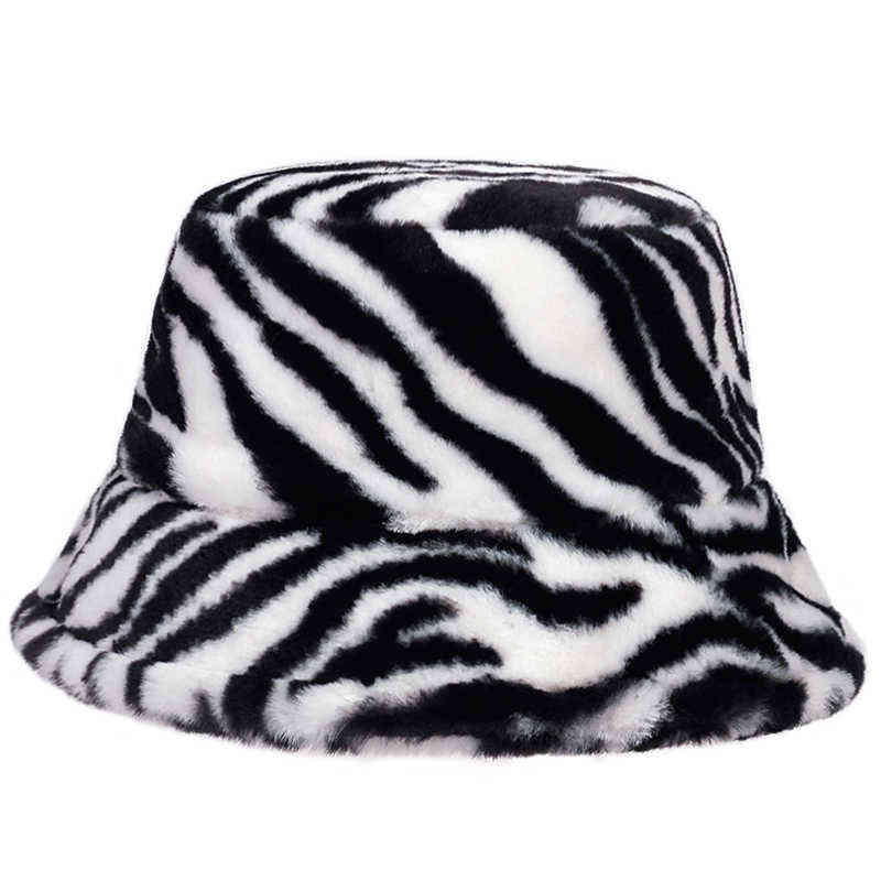 Women Fisherman Hat Ladies Winter Warm Fur Hats Girls Black White Striped panam Hats Zebra Printed Faux Fur Bucket Hats gorras Y220301
Women Fisherman Hat Ladies Winter Warm Fur Hats Girls Black White Striped panam Hats Zebra Printed Faux Fur Bucket Hats gorras Y220301