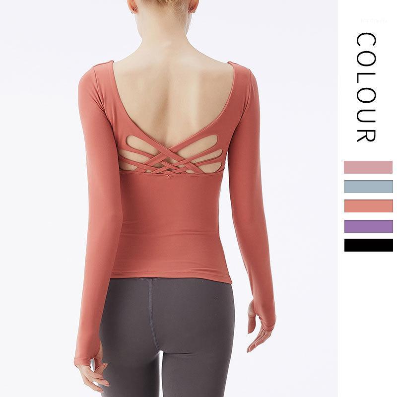 Woman Cross Beautiful Back Seamless Running Sports Shirt Stretch Tight Fitness Workout Crop Gym Yoga Long Sleeve Workout Tops1, Pink
Woman Cross Beautiful Back Seamless Running Sports Shirt Stretch Tight Fitness Workout Crop Gym Yoga Long Sleeve Workout Tops1, Pink