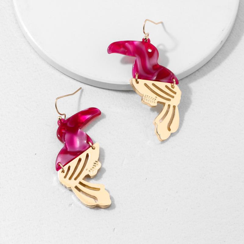 VG 6YM Acrylic Alloy Flamingo Drop Dangle Earrings for Women Vintage Bicolor Splice Statement Party Prom Jewelry Accessories
VG 6YM Acrylic Alloy Flamingo Drop Dangle Earrings for Women Vintage Bicolor Splice Statement Party Prom Jewelry Accessories