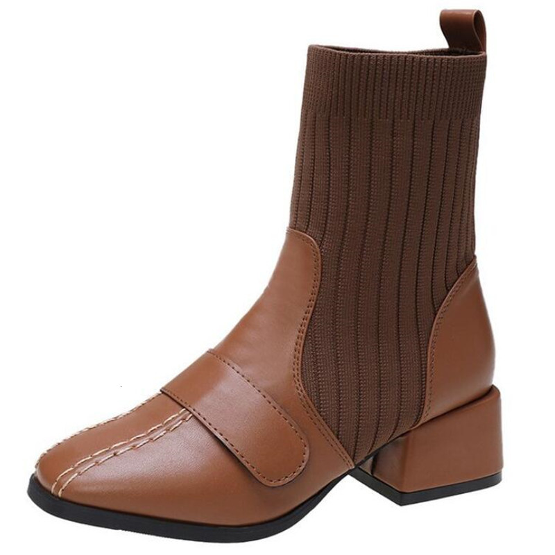 2021 Autumn Female Shoes New Middle-heel Square Toe Without High-tube Lining Fashion Casual Boots 17sr, Nh77-01
2021 Autumn Female Shoes New Middle-heel Square Toe Without High-tube Lining Fashion Casual Boots 17sr, Nh77-01