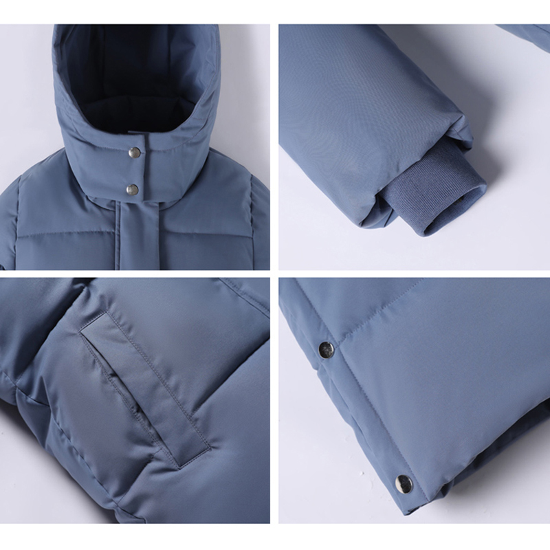 Autumn Winter Fashion Women Hoodes Coat Female Long Straight Cotton Liner Parkas Plus Size Ladies Casual Warm Outwear 201217