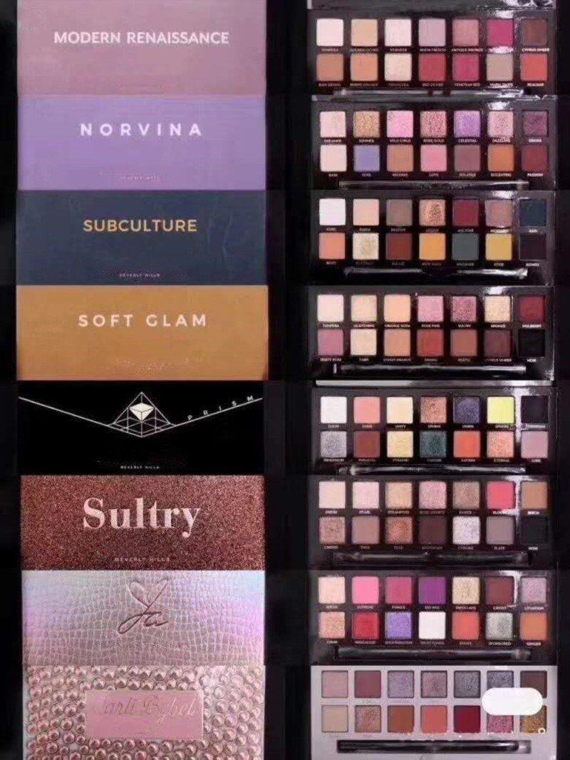 Hot Sale Multi Kinds 14 Colors Eyeshadow Palette + Brush Soft Clam Sultry Mordern Prism Bybel Alyssa Beverly Riviera Subculture, Mixed color
Hot Sale Multi Kinds 14 Colors Eyeshadow Palette + Brush Soft Clam Sultry Mordern Prism Bybel Alyssa Beverly Riviera Subculture, Mixed color