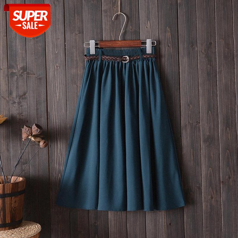 2020 Summer Women High Waist Pleated Solid Midi Long Elastic Skirt Lady A-line Party Skirts Wiht Sashes #7v51, White;black
2020 Summer Women High Waist Pleated Solid Midi Long Elastic Skirt Lady A-line Party Skirts Wiht Sashes #7v51, White;black