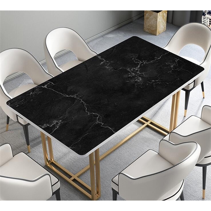 Rectangle marble texture pvc dining table covers waterproof oilproof Antiscald table pad home decor christmas tablecloths 201007