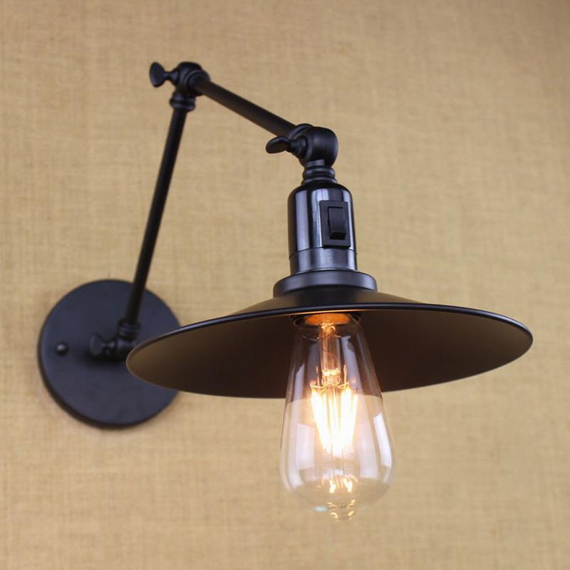 Modern antique black retro industrial adjustable wall lamp with long swing arm with switch for workroom bedside bedroom sconce
Modern antique black retro industrial adjustable wall lamp with long swing arm with switch for workroom bedside bedroom sconce