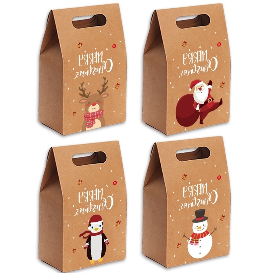 Christmas Gift Bags Xmas Vintage Kraft Paper Apple Candy Case Party Gift Bag Hand Wrapped Package Decoration Party Favor Supplies
Christmas Gift Bags Xmas Vintage Kraft Paper Apple Candy Case Party Gift Bag Hand Wrapped Package Decoration Party Favor Supplies
