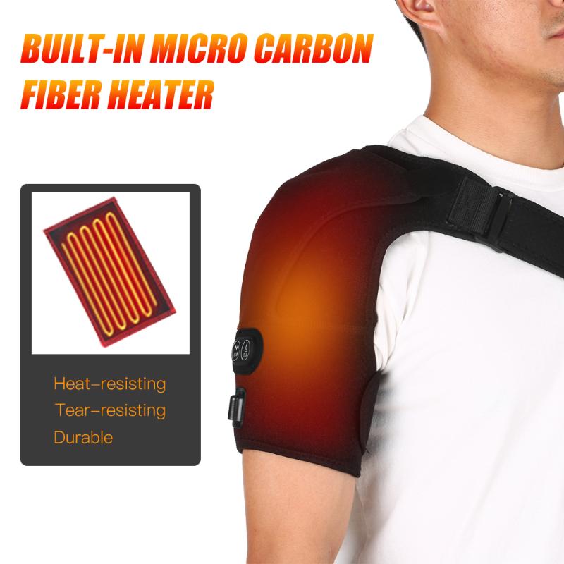 Portable Massaging Heated Shoulder Wrap Brace Heating Infrared Pad Strap Shoulder Compression Sleeve with UK/US/EU Adapter Hot, Uk adapter
Portable Massaging Heated Shoulder Wrap Brace Heating Infrared Pad Strap Shoulder Compression Sleeve with UK/US/EU Adapter Hot, Uk adapter