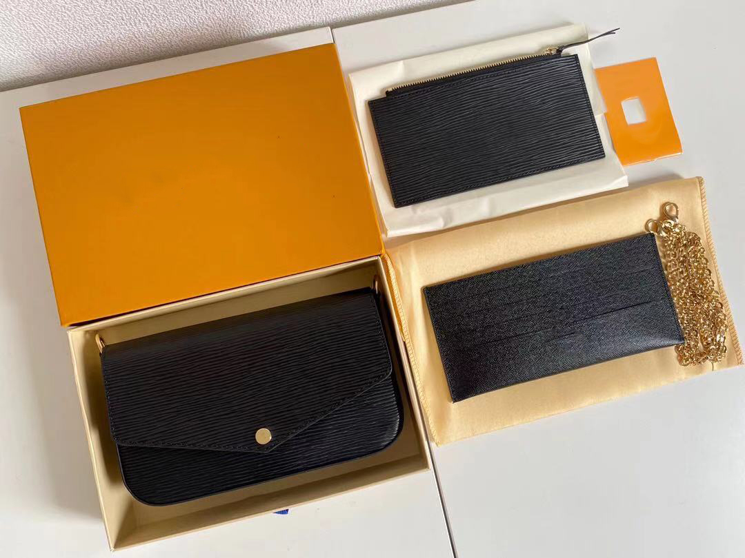 Hot New 3-piece set Women Shoulder Bag With box Quality Genuine Leather Purses Messenger Bags Female classic wallet Small Tote Crossbody Bag
Hot New 3-piece set Women Shoulder Bag With box Quality Genuine Leather Purses Messenger Bags Female classic wallet Small Tote Crossbody Bag