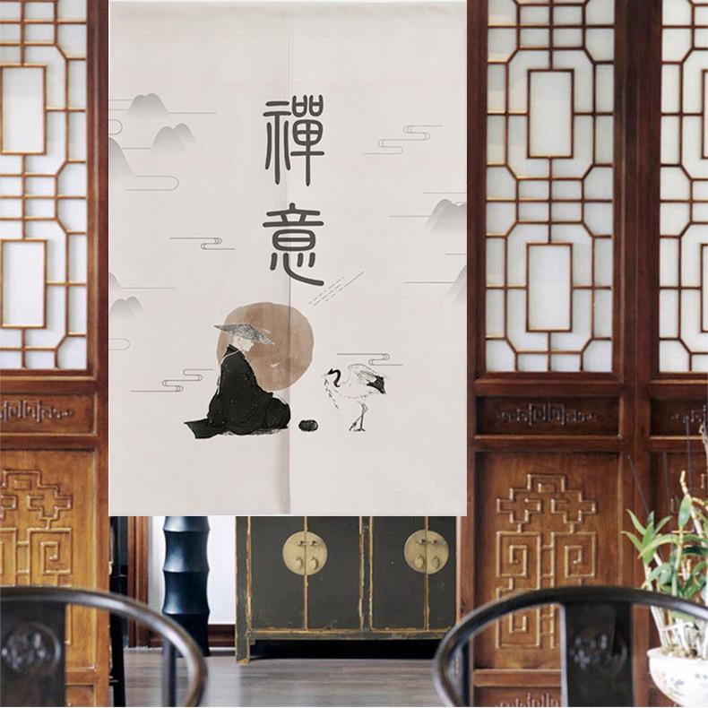 House Chinese Zen Door Curtain Room Porch Half Curtain Partition Decoration Hanging Feng Shui Noren
House Chinese Zen Door Curtain Room Porch Half Curtain Partition Decoration Hanging Feng Shui Noren
