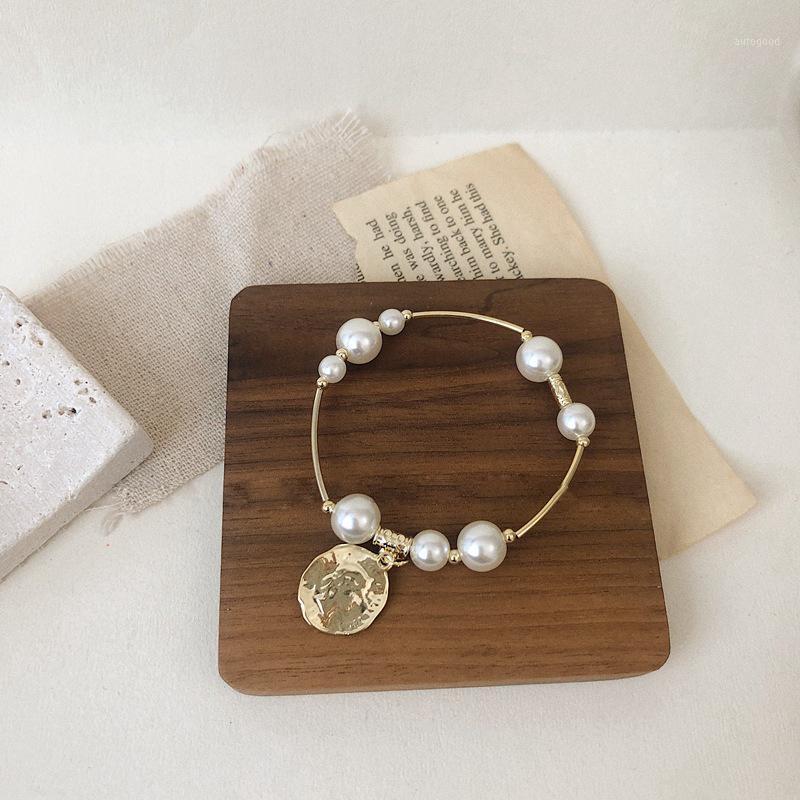 Link, Chain Woogge Trendy Retro Pearl Bracelet For Women Geometric Coin Portrait Gold Color Metal Pendant Bangle Jewelry Party Gift1
Link, Chain Woogge Trendy Retro Pearl Bracelet For Women Geometric Coin Portrait Gold Color Metal Pendant Bangle Jewelry Party Gift1