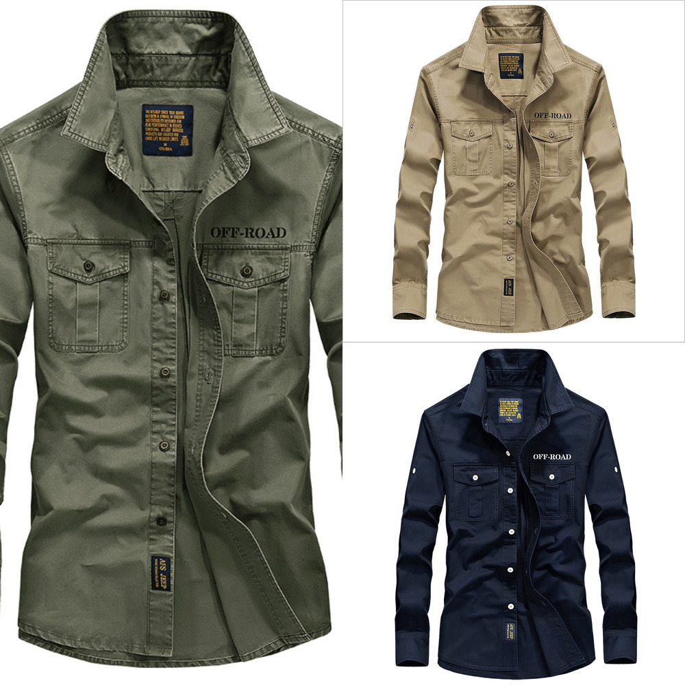 Brand Military Army Shirt Men 2020 Spring Autumn 100% cotton Long Sleeve Mens Shirts Plus Size 4XL 5XL 6XL Camisa Masculina J1216, Blue
Brand Military Army Shirt Men 2020 Spring Autumn 100% cotton Long Sleeve Mens Shirts Plus Size 4XL 5XL 6XL Camisa Masculina J1216, Blue