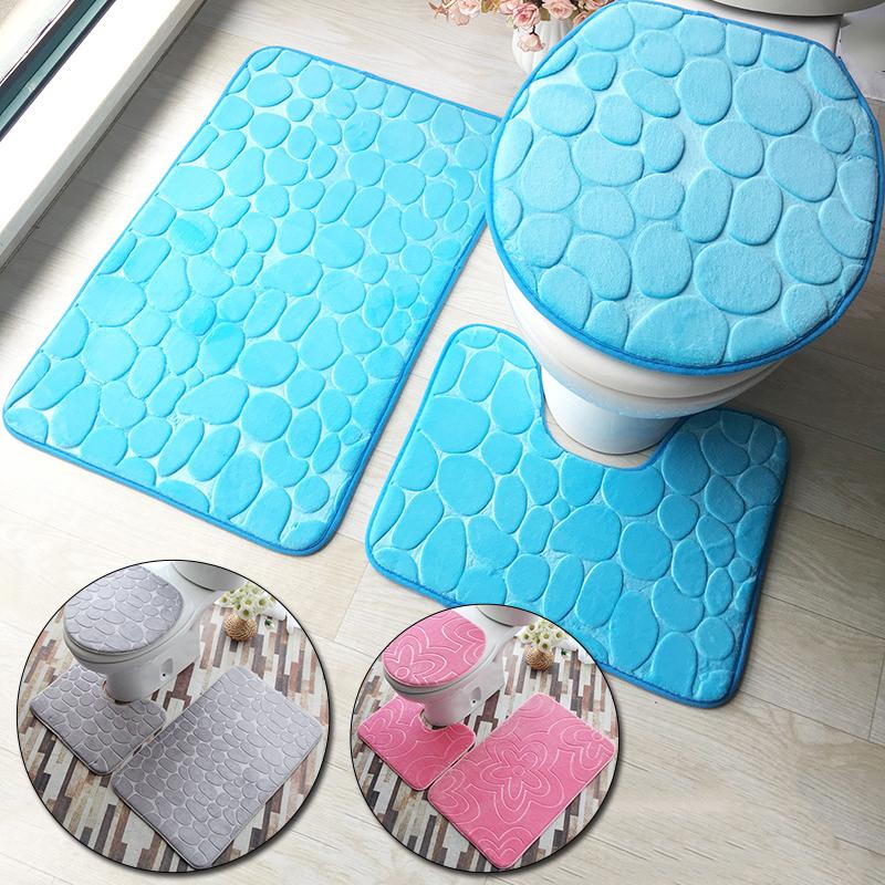 3pcs/set Bathroom Bath Mat Set Toilet Rugs Flannel Anti Slip Shower Carpets Set Home Toilet Lid Cover Shower Room Rug Floor Mat
3pcs/set Bathroom Bath Mat Set Toilet Rugs Flannel Anti Slip Shower Carpets Set Home Toilet Lid Cover Shower Room Rug Floor Mat