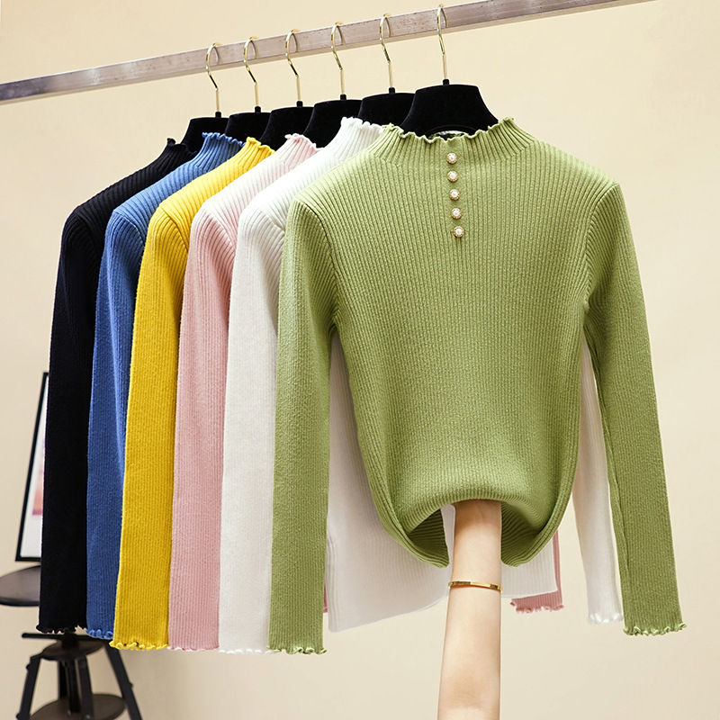 2021 New Casual Autumn Winter Basic Sweater Pullovers Women High Neck Solid Slim Thick Female Long Sleeve Warm Knit Top Tsss, Green
2021 New Casual Autumn Winter Basic Sweater Pullovers Women High Neck Solid Slim Thick Female Long Sleeve Warm Knit Top Tsss, Green