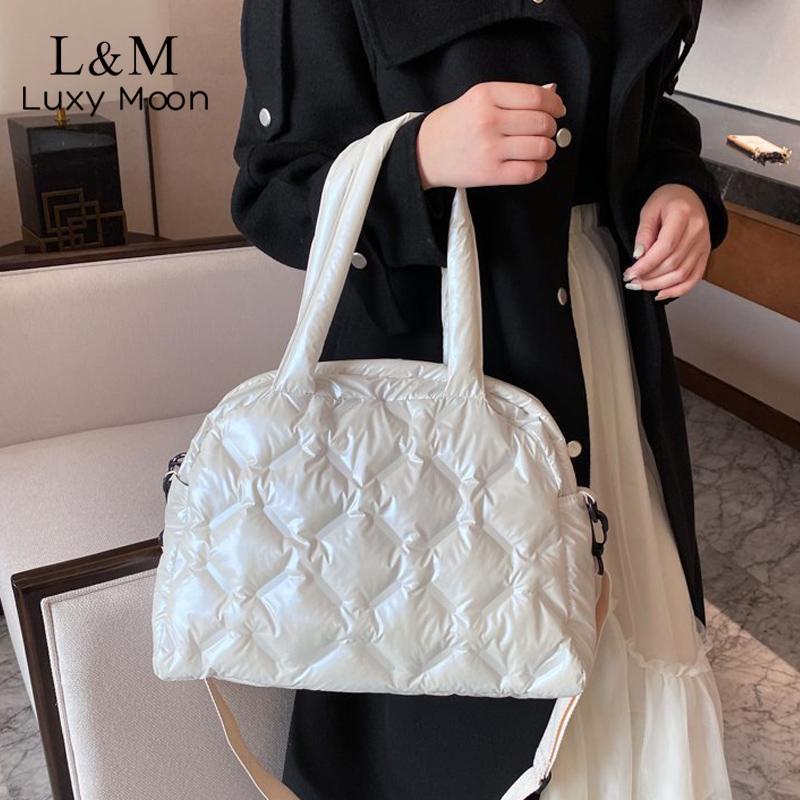 Female Space Cotton Bag Women Luxury Shoulder Bags Fashion Simple Crossbody Bag Casual Tote 2021New Solid Color Handbags XA776H, White
Female Space Cotton Bag Women Luxury Shoulder Bags Fashion Simple Crossbody Bag Casual Tote 2021New Solid Color Handbags XA776H, White