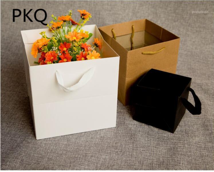 10pcs 15*15*15cm Kraft Paper Cardboard Packaging Bag With Handle Square Paper Gift Bag Flower Pot Packing Bags1
10pcs 15*15*15cm Kraft Paper Cardboard Packaging Bag With Handle Square Paper Gift Bag Flower Pot Packing Bags1