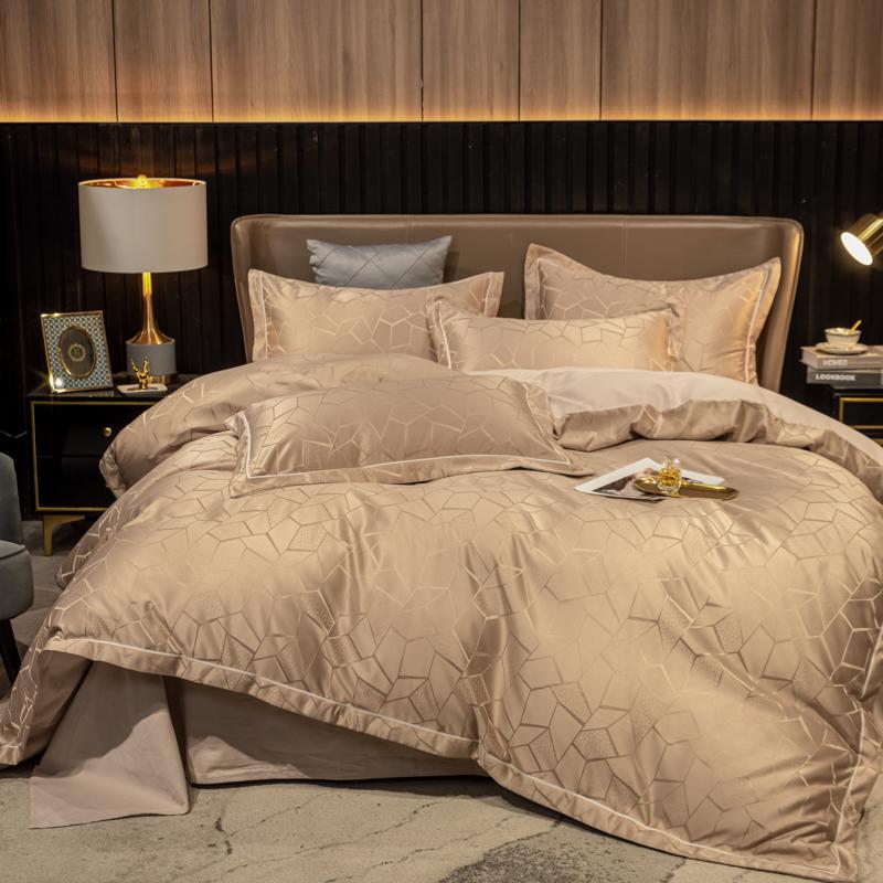 Luxury Cotton Home Hotel Solid Color Jacquard Bedding Sets Double Queen King Size Duvet Cover Flat Sheet Pillowcase 3/4pcs #sw, -z-03
Luxury Cotton Home Hotel Solid Color Jacquard Bedding Sets Double Queen King Size Duvet Cover Flat Sheet Pillowcase 3/4pcs #sw, -z-03